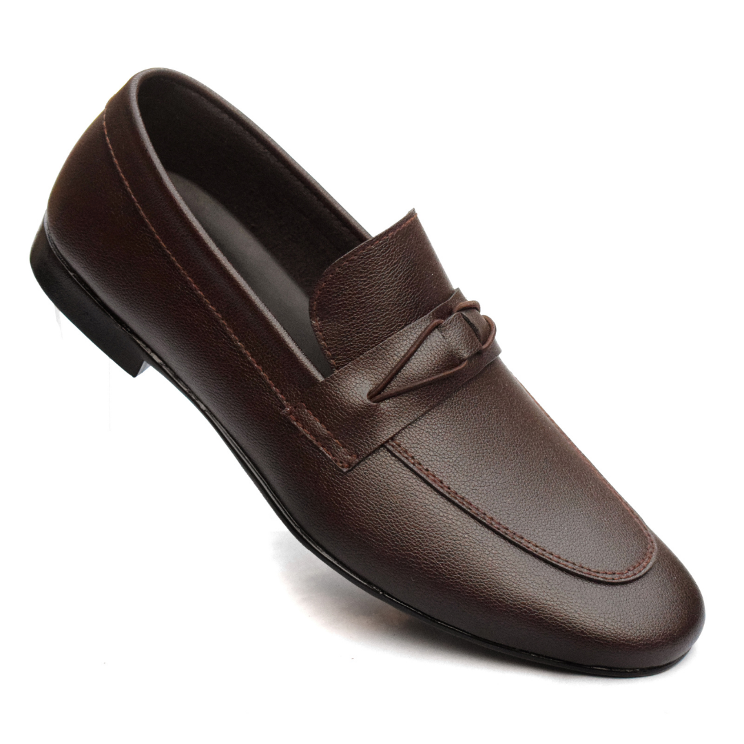 Men's Brown Premium Synthetic Formal Shoes